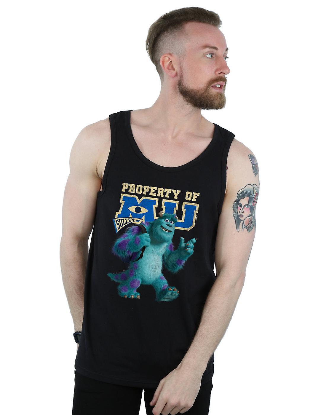 Absolute Cult Disney Men's Monsters University Property Of MU Sulley Vest Black Medium