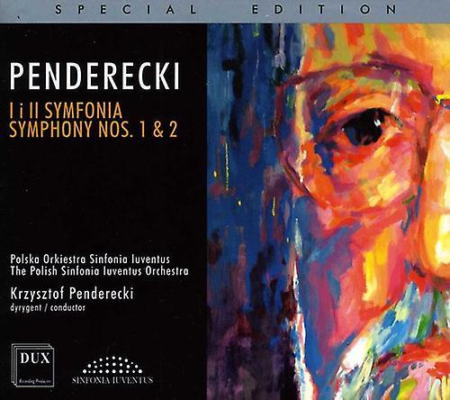 Dux Recording Prod. Krzysztof Penderecki - Symphony 1 & 2  [COMPACT DISCS] USA import