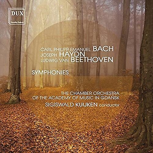 Dux Recording Prod. Bach,C.P.E. / Kuijken - C.p.e. Bach Haydn & Beethoven: Symphonies  [COMPACT DISCS] USA import