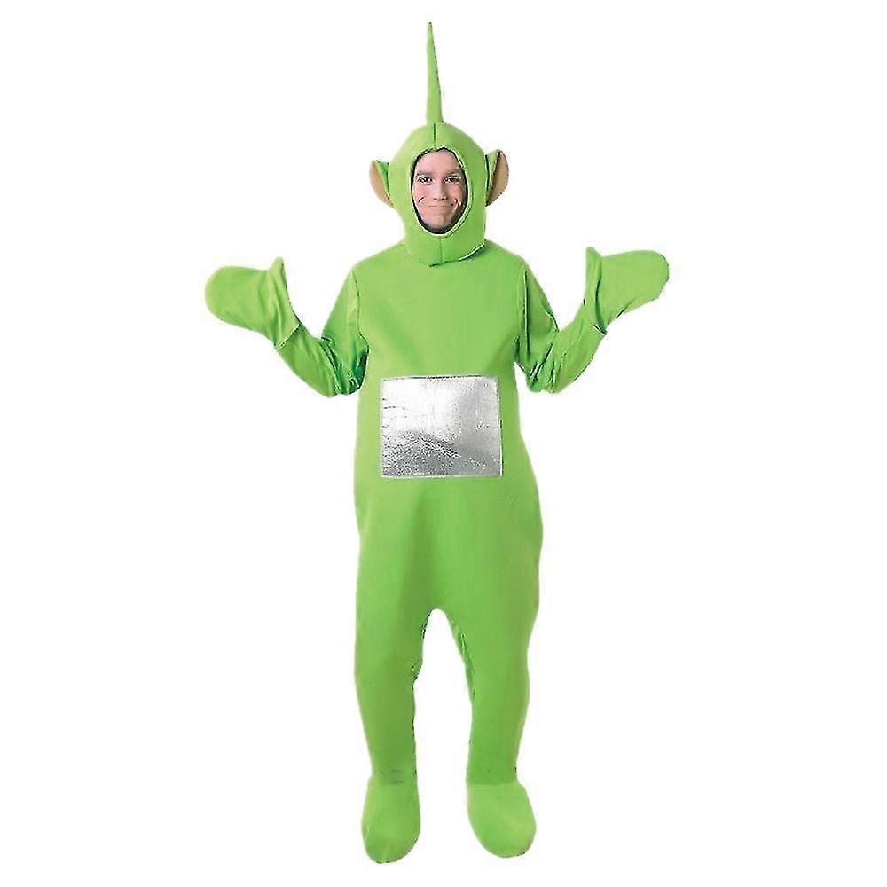 Snniv Adult Tinky Winky Teletubbies Costume For Halloween Cosplay Carnivail Party Outfits For Men Women light green