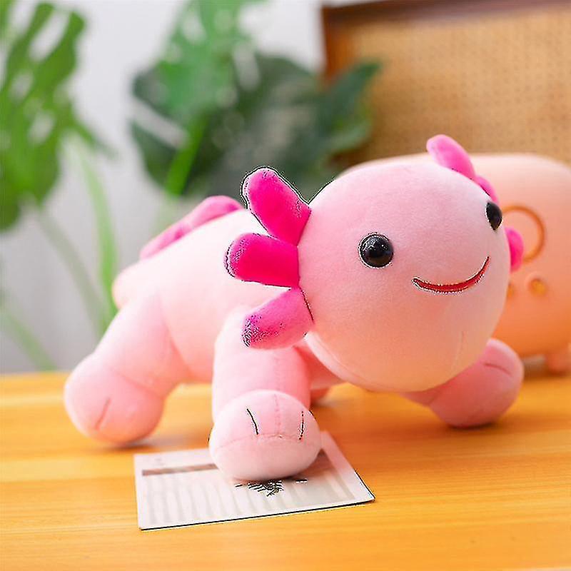 Cryin 30cm Cute Stand Axolotl Stuffed Animal Plush Toy Pillow Doll Kids Birthday Gift Pink 30 cm