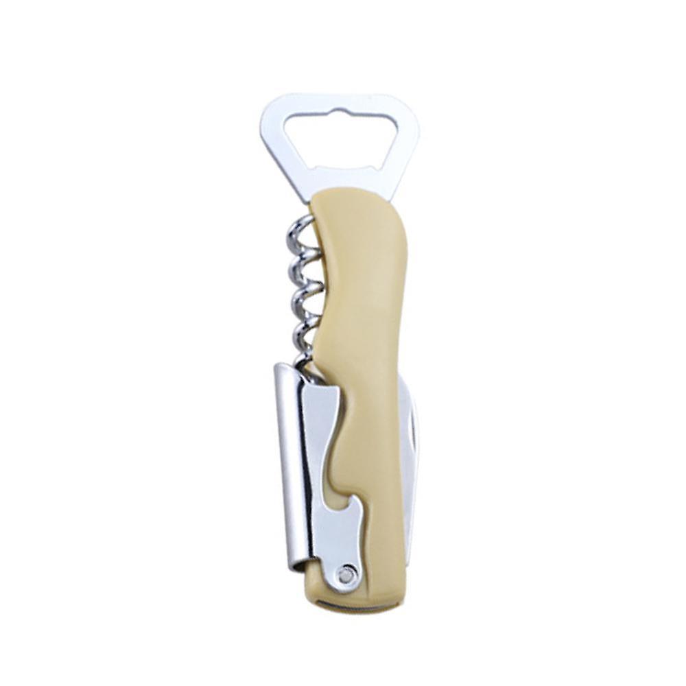 Yeye Apricot Yellow Multifunctional Bottle Opener Wine Beer Four-In-One Cap Opener Kitchen Wine Wine Open