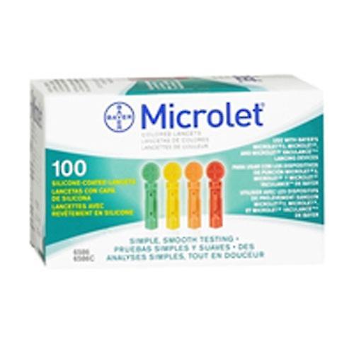 Microlet Bayer  Colored Lancets, Box Of 100 (Pack of 1)