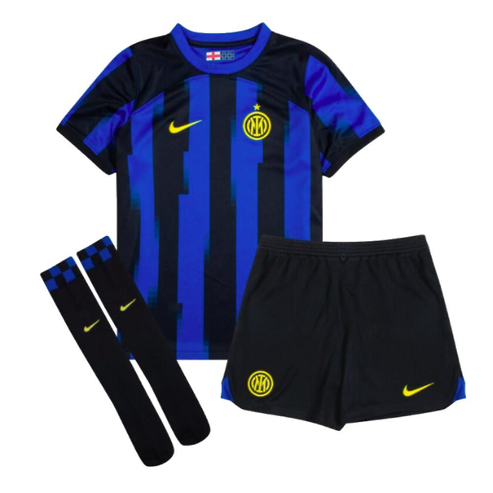 Nike 2023-2024 Inter Milan Home Mini Kit Blue LB 6-7yrs (116-122cm)