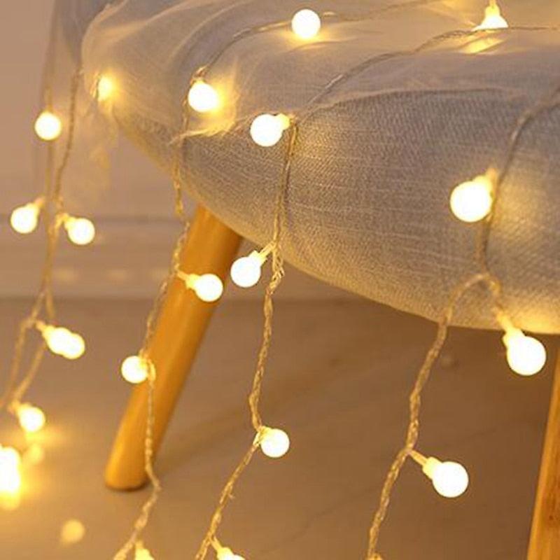 Slowmoose Cherry Balls Led Fairy String Lights White AC110V-10M 100LEDs / Ball