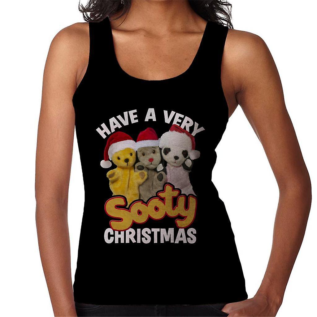 Sooty Christmas Have A Very Sooty Christmas Women's Vest Black XX-Large