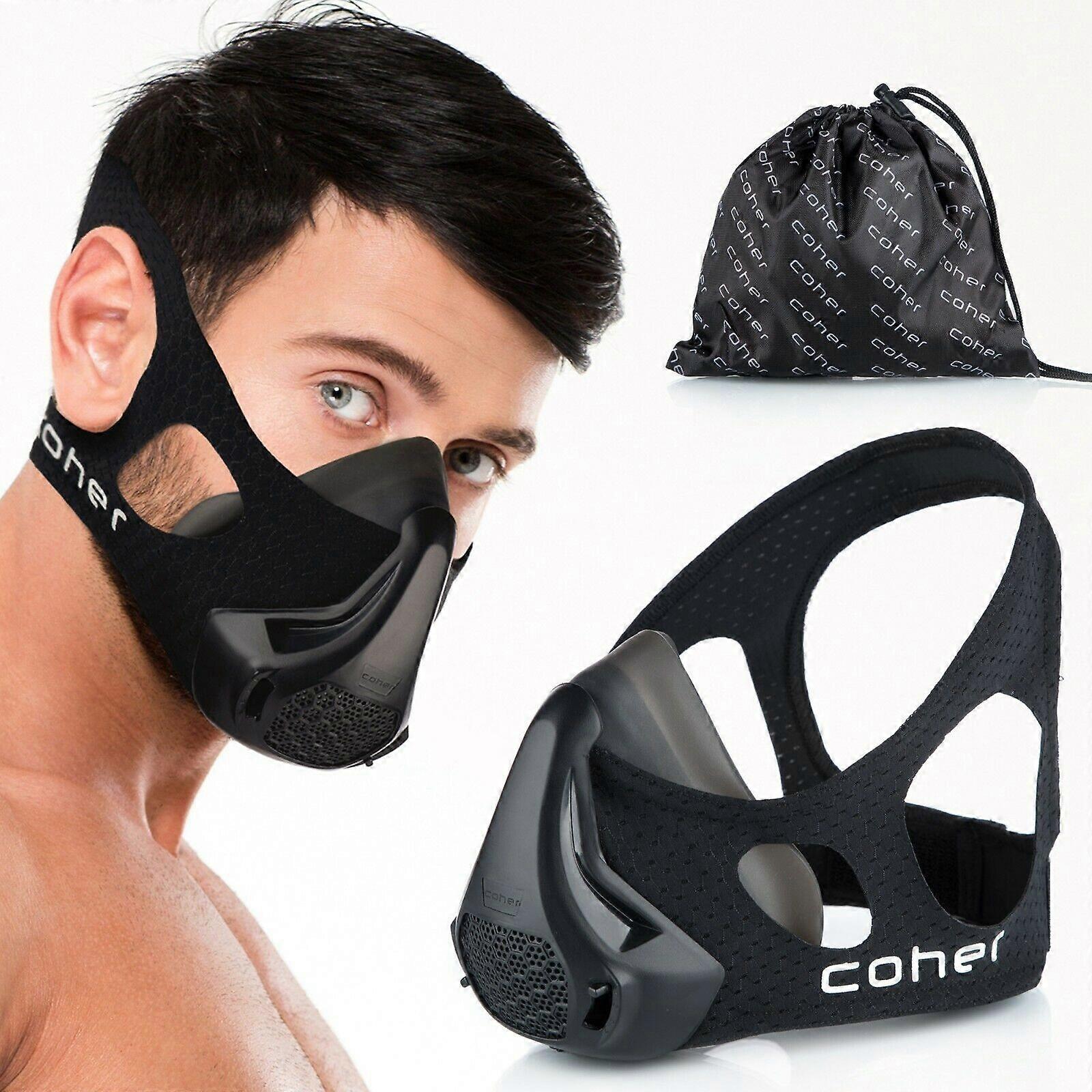 Jeek Nextgen Altitude Workout Mask Cardio Breathing & Respiratory Strength Trainer 24 Oxygen Deprivation Levels, 8 Replaceable Carbon Filters Sport...