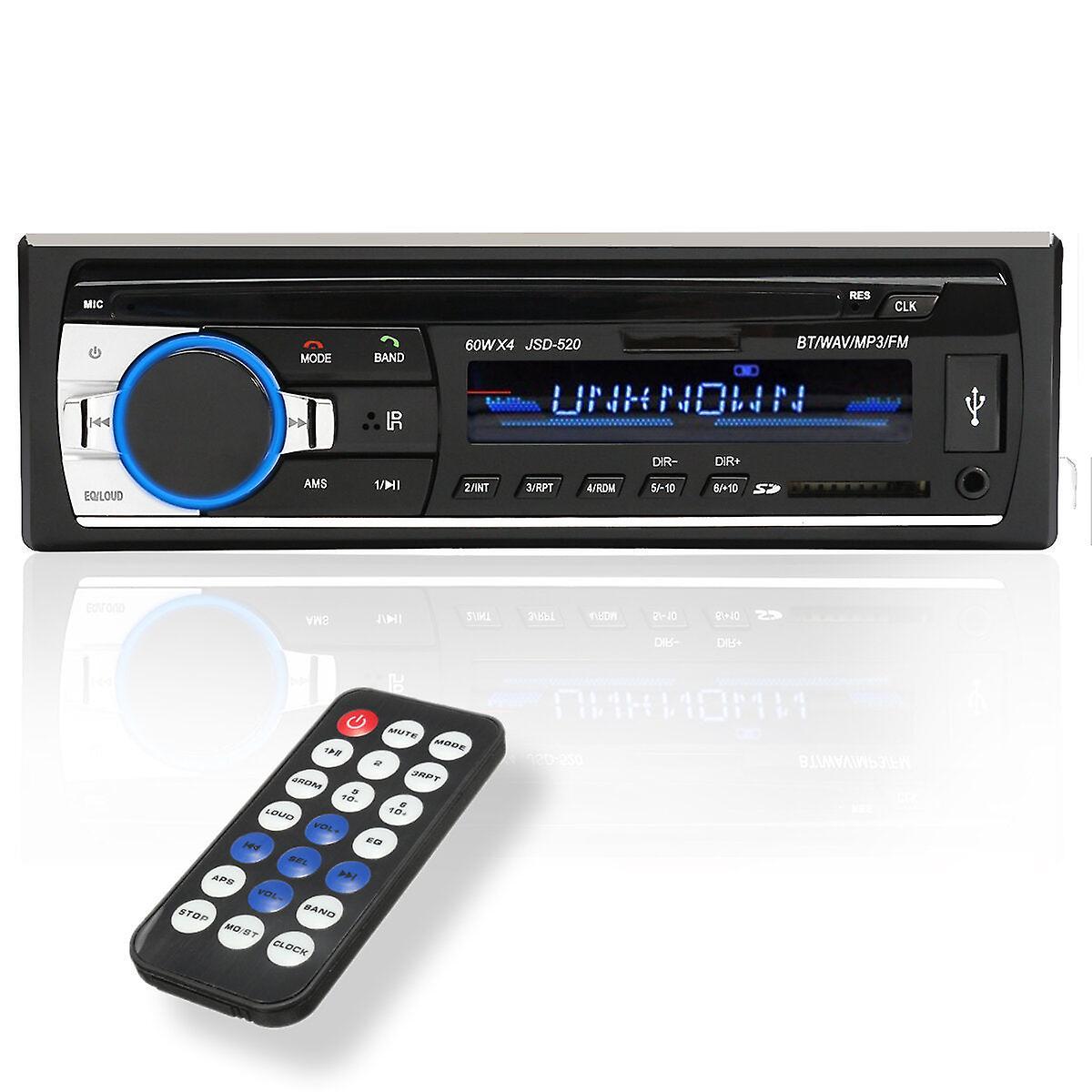 Ebox 24V Car Stereo Radio Mp3 Player With Bluetooth, Hands-free, Aux, Sd, Usb, And Fm