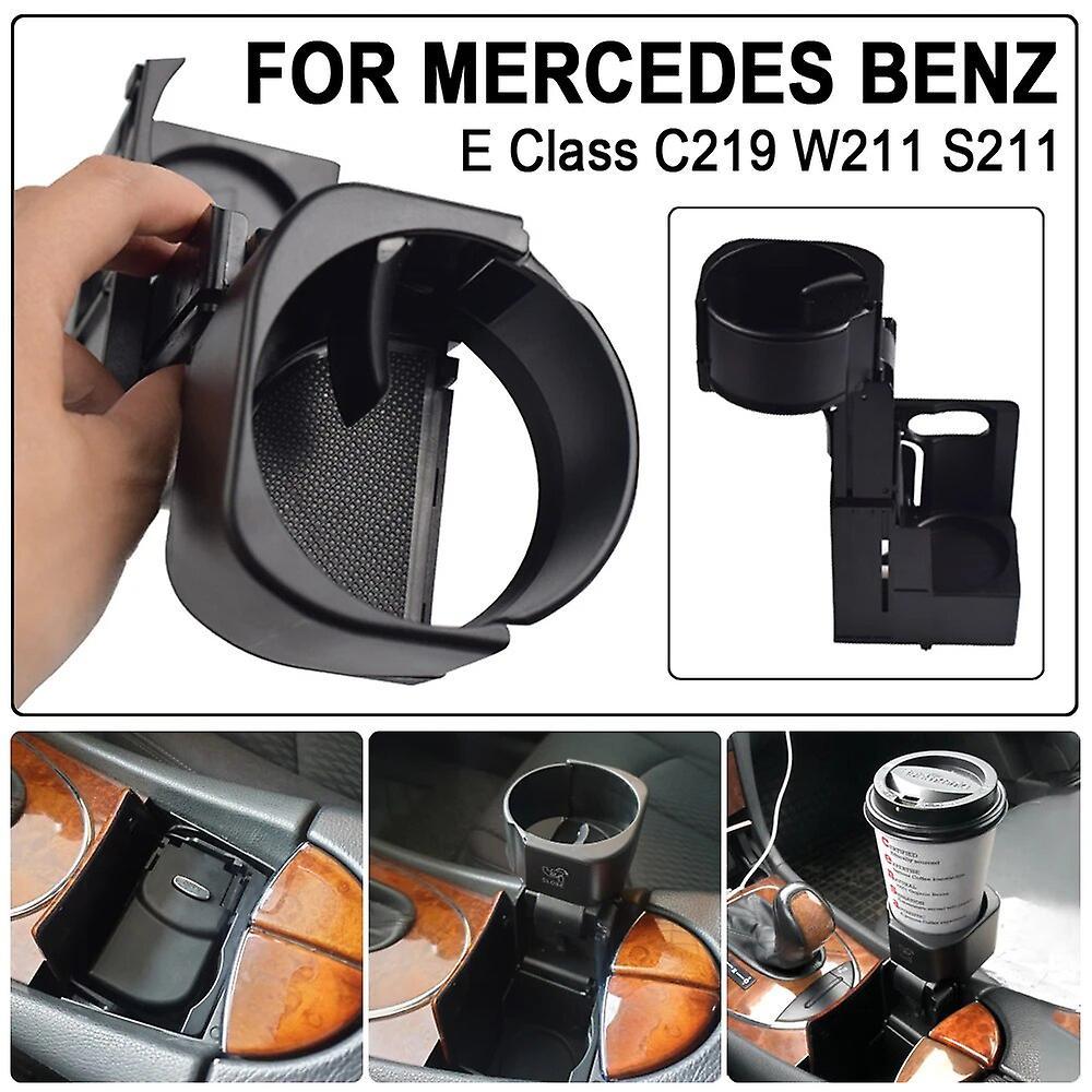 Ddyyhe Car Centre Console Drinking Water Cup Holder Replacement For Mercedes Benz W211 W219 E Cls Class 2116800014 Black