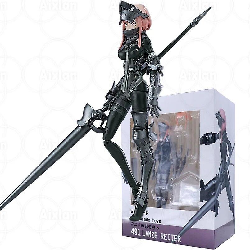 Visgaler 15cm Anime Figma #491 Falslander Lanze Reiter Action Figure Pvc Toy Game Statue Movable Collectible Model Doll with