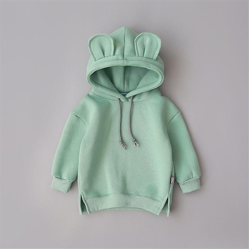 Slowmoose Cartoon 3d Ear Hoodie Sweatshirt For Newborn Green 18M