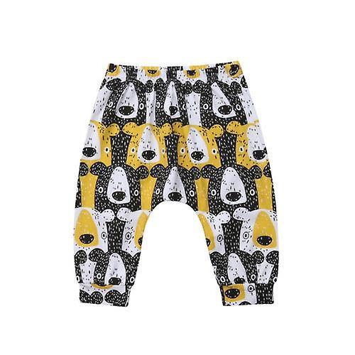 Slowmoose Newborn & Clothes Bear Harem Pants Yellow Bear 3T