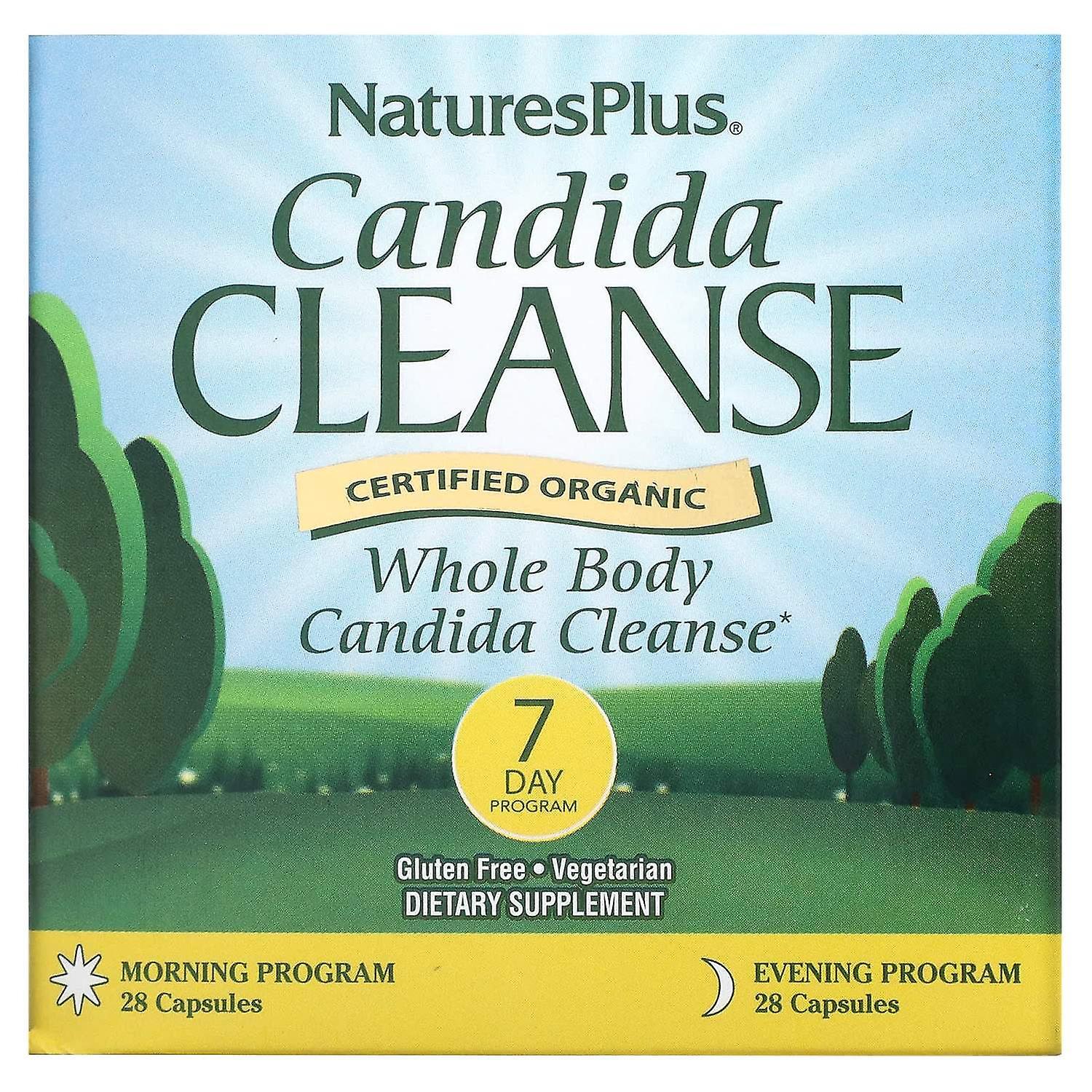 Nature's Plus NaturesPlus, Candida Cleanse, 7 Day Program, 2 Bottles, 28 Capsules Each