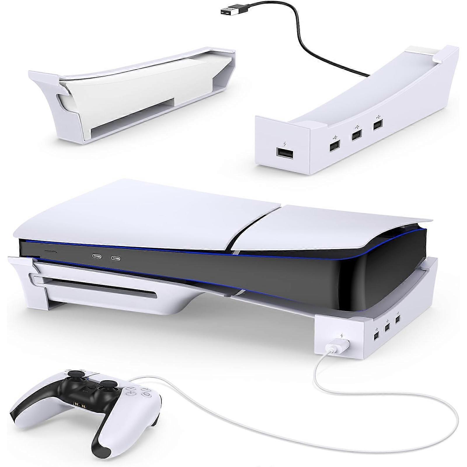 Unbrand Horizontal Stand for PS5 Slim Console, Anti Slip Base Stand Accessories for PS5 Storage and Placement normal style