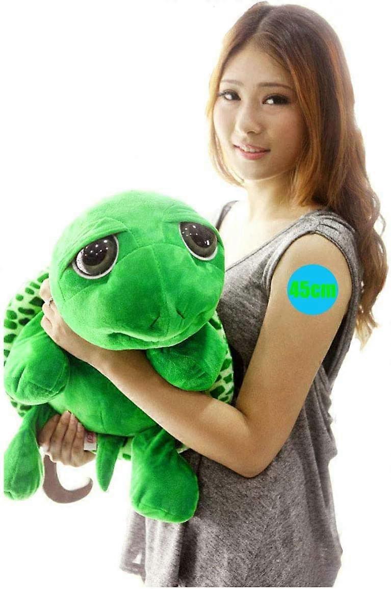 Ubiuo Plush Turtle Stuffed Animal Toys Big Eyes Sea Turtle Tummy Hugging Pillow Travel