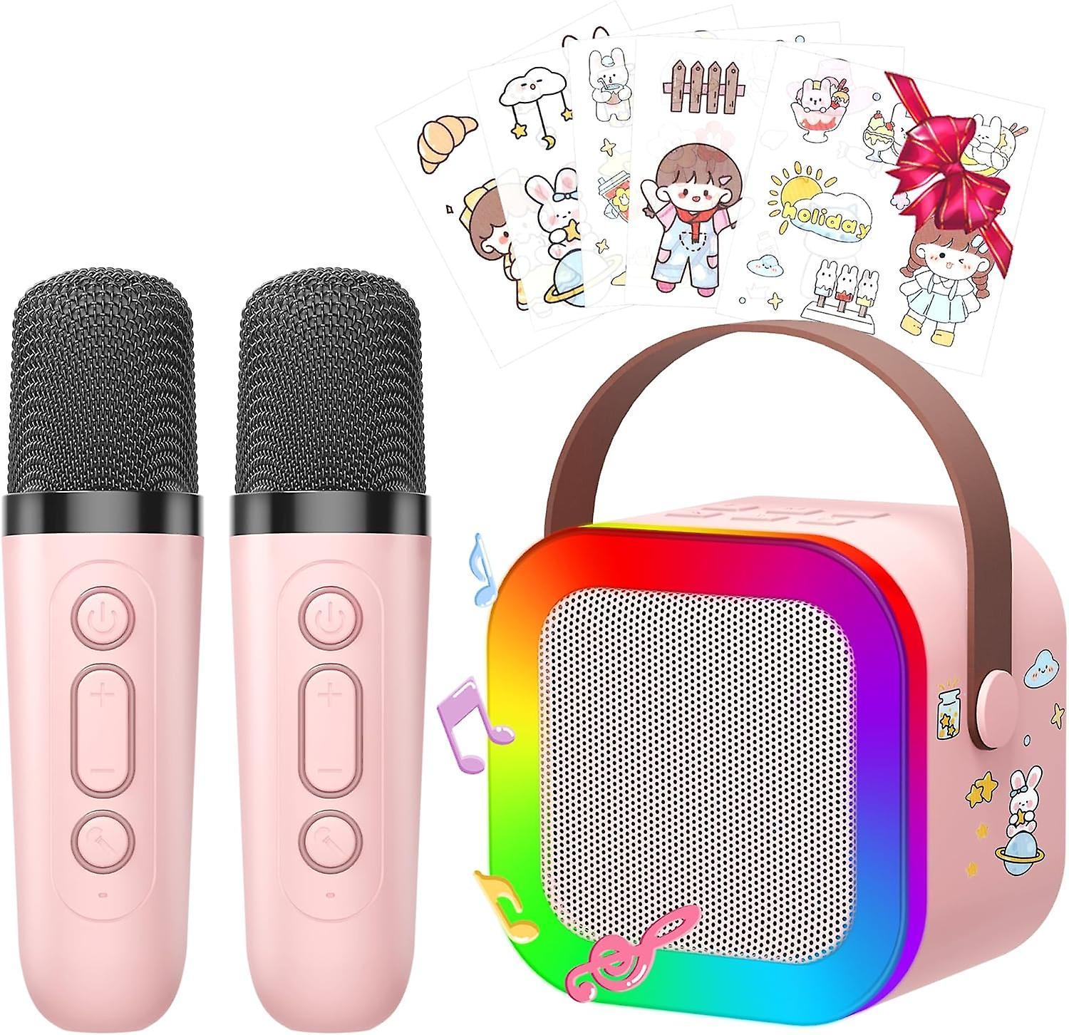 Maromalife Karaoke Machine For Kids, Mini Karaoke Toys With 2 Wireless Microphone For Girls And Boy Age 4, 5, 6, 7, 8, 9, 10 +year Old, Ideas Girls...