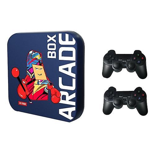 unbrand Arcade Box 128g Wireless Video Game Machine Box 4k Hd Display For Ps1/psp/n64/dc EU Plug