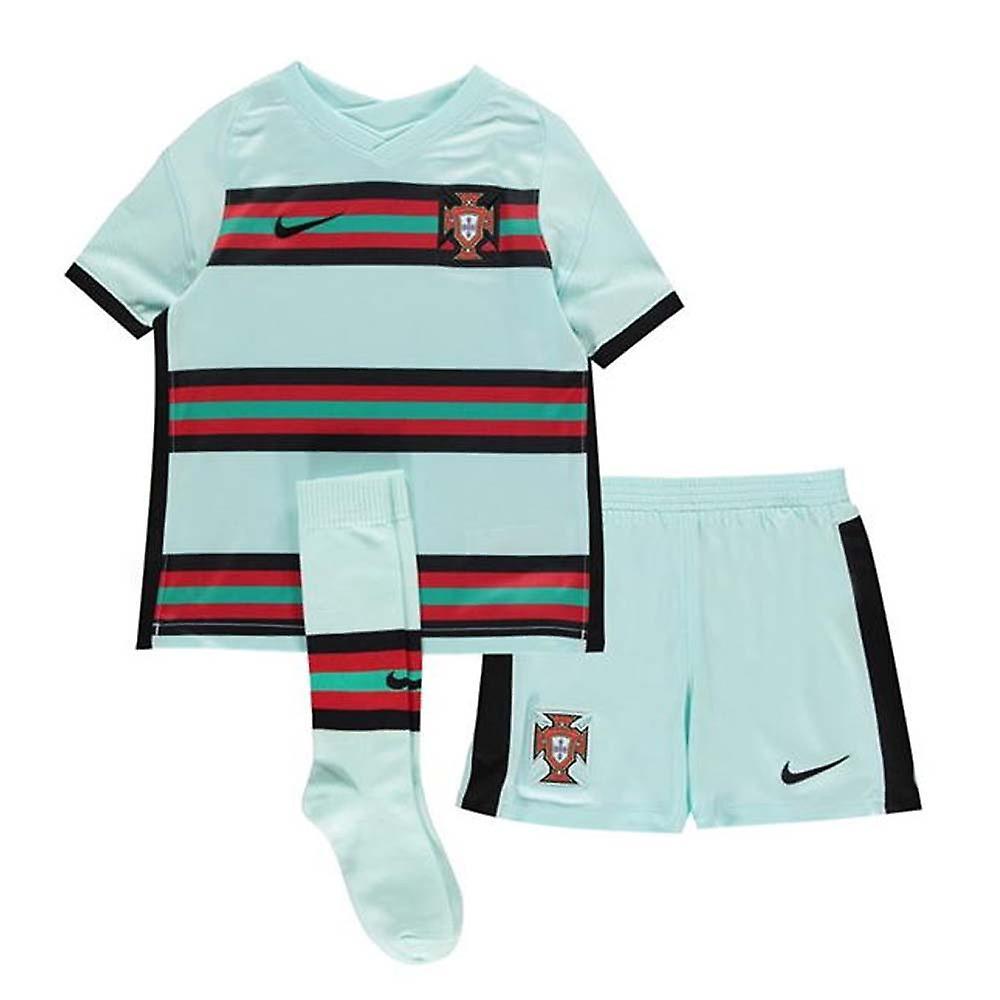 2020-2021 Portugal Away Nike Mini Kit Green MB 5-6yrs (110-116cm)