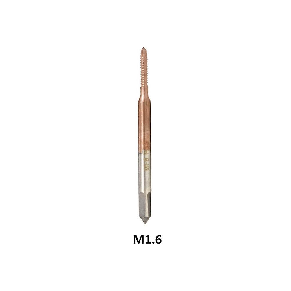 newmerun M1 M1.2 M1.4 M1.6 M1.7 M1.8 Mini Machine Metric Thread HSS Screw Tap Drill Bit M1.6*0.35