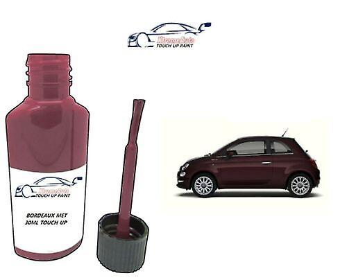 Auto Car Specialist For fiat bordeaux met 139 , 500 paint touch up 30ml scratch repair chip mark