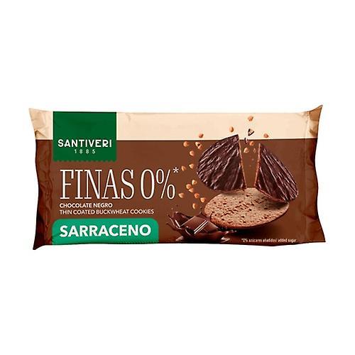 Santiveri Fine 0% Saracen dipped cookie 90 g (Chocolate)