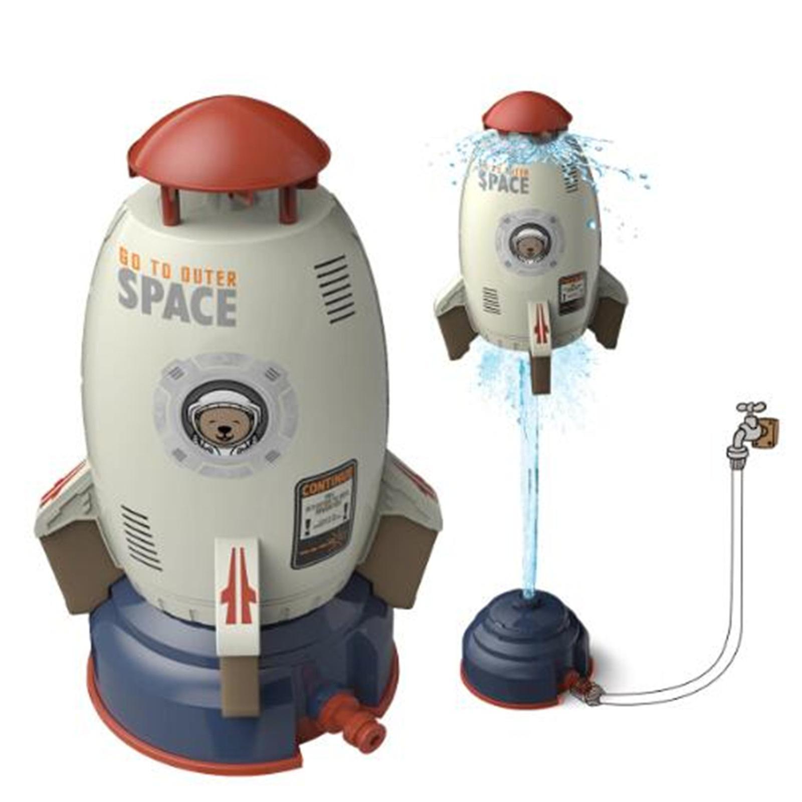 Baodan Rocket Toys Rocket For Kids Outdoor Water Play Rocket Sprinklers Toy Water Pressure Rocket Summer Garden Lawns Water Spray WH