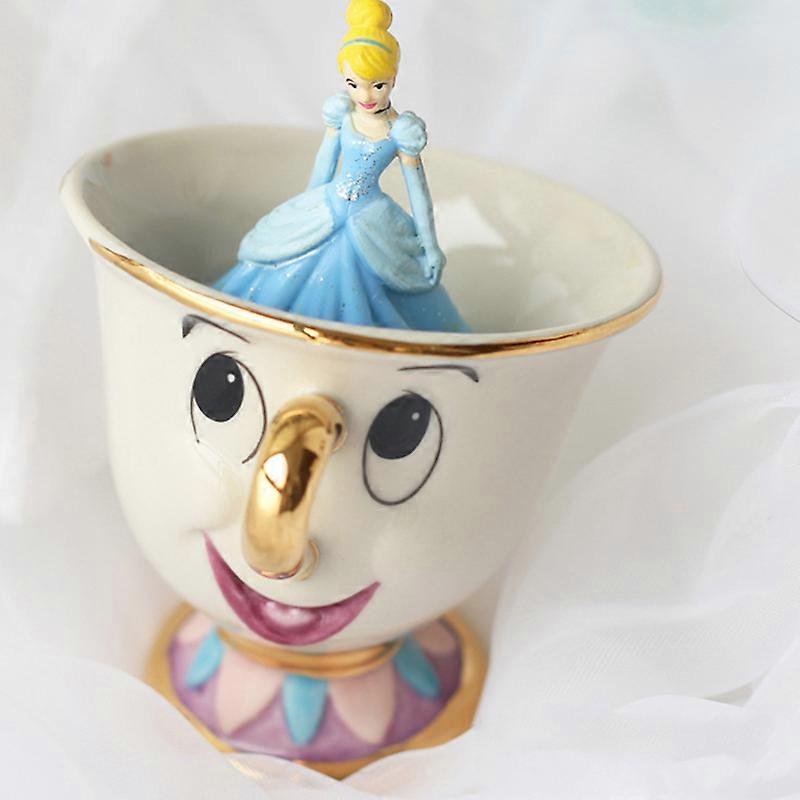 unbrand Cartoon New Beauty And The Beast Teapot Mug Tea Pot Set Birthday Gift Single Cup