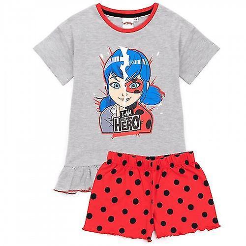 Miraculous Girls I Am My Own Hero! Short Pyjama Set (Pack Of 3) Grey/Red/Black 8-9 Years