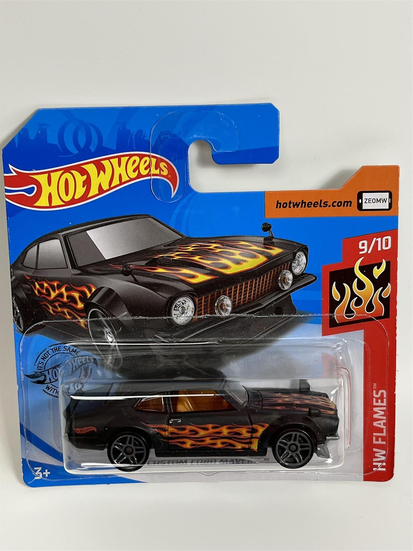 Hot Wheels Custom Ford Maverick HW Flames 1:64 Scale GHD66D521 B8