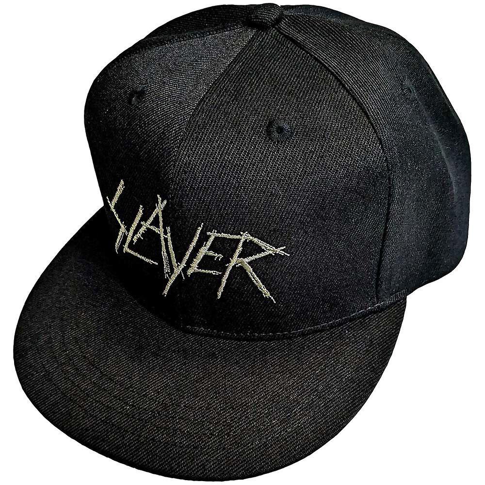 Slayer Scratchy Band Logo Baseball Cap