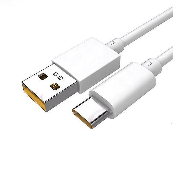 Official Oppo DL136 SuperVOOC USB Type C to USB Type A Data Cable - White (Bulk Packed)