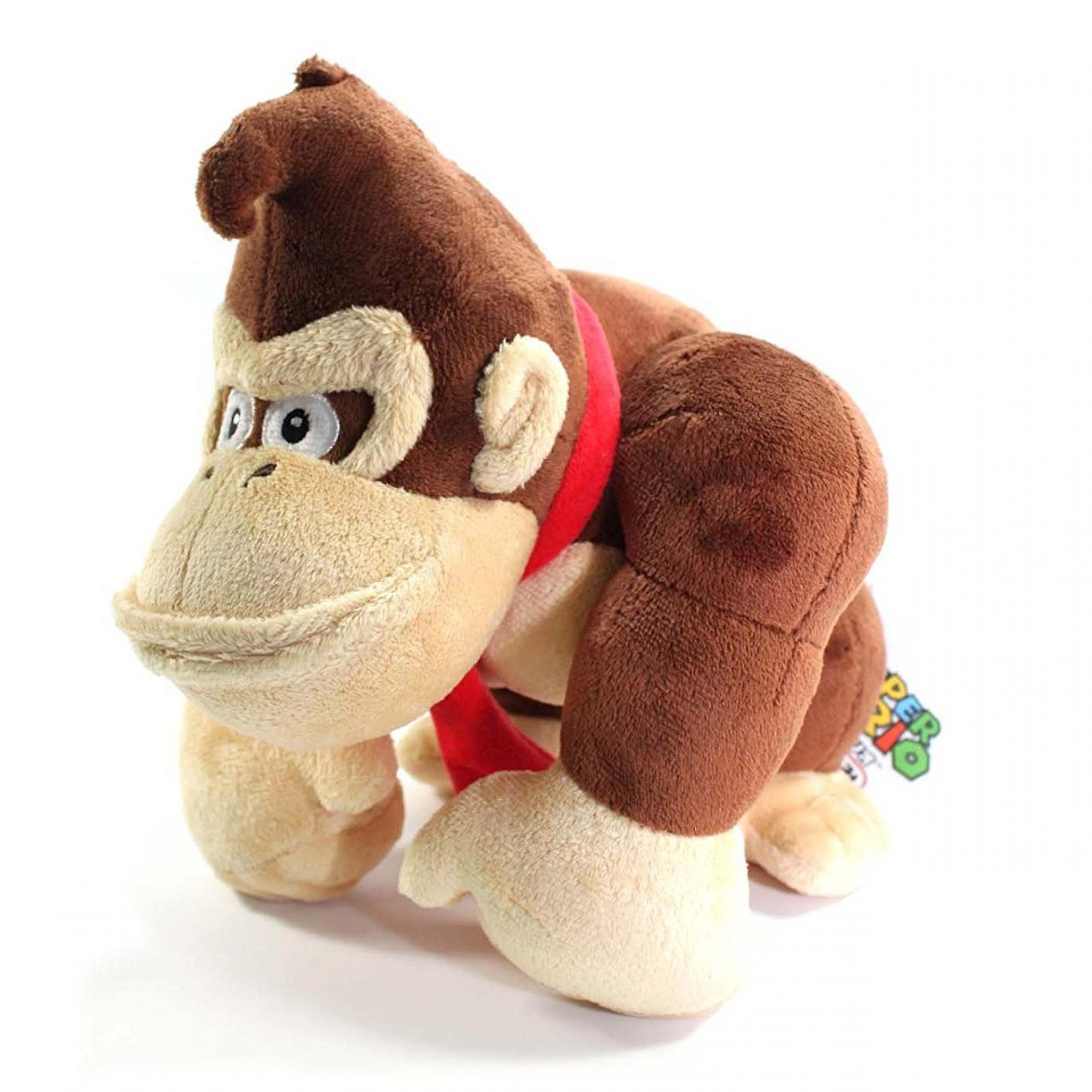 Video Games Donkey Kong Plush Doll Brown