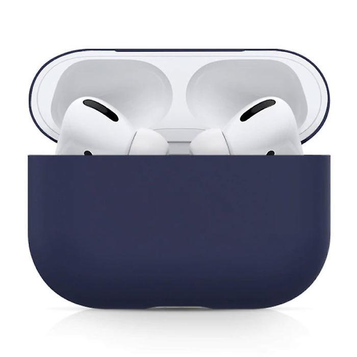 SIFREE Flexible Case for AirPods Pro - Silicone Skin AirPod Case Cover Smooth - Dark Blue