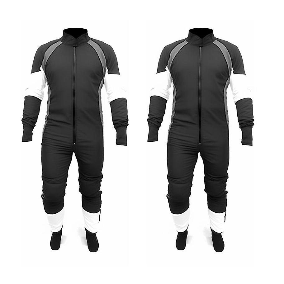 SkyexSuits Freely skydiving suit  black grey and white Xxxl / men