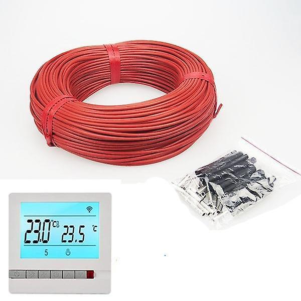 Slowmoose Red Silicone Rubber Far Infrared Warm - Carbon Fiber Heating Cable 100m MK71GB WiFi