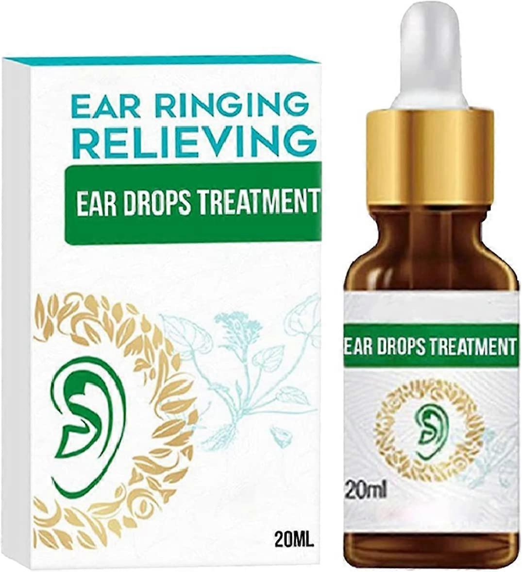 Unbrand Ear Drops, Tinnitus Ear Drops, Relief Pain Earache Drops Relief Tinnitus Noises in Ears Ear Ringing Drops 1pcs