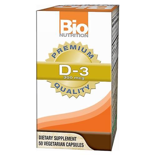 Bio Nutrition Inc Vitamin D-3, 12000IU 50 VEG CAPS (Pack of 1)