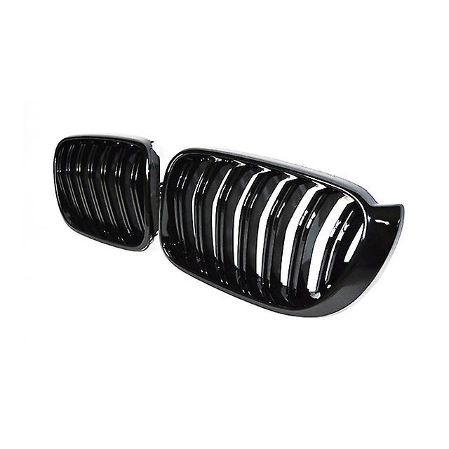 Auto Parts 1 Pair Front Kidney Grilles Matte Gloss Black For Bmw X3 X4 F25 F26 14-17 Replacement Racing Front Bumper Grilles Car Styling