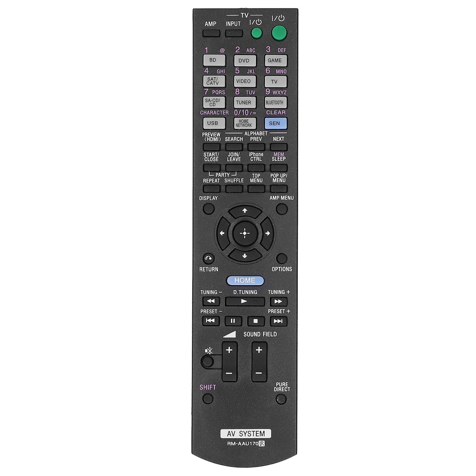 SONY Remote Control for STR-DN840 STR-DH550 RM-AAU170 RM-AAU169 STR-DH740 AV Player Receiver