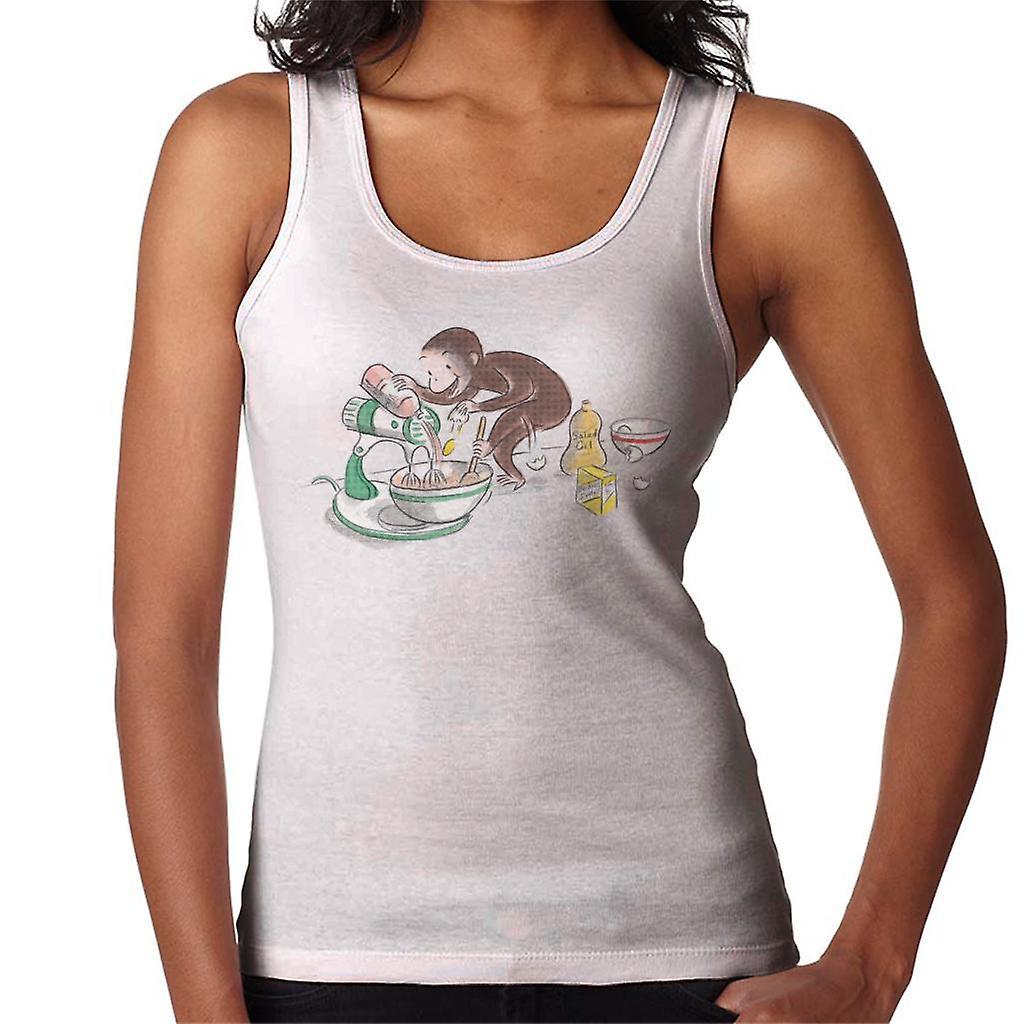 Curious George Cooking Women's Vest White Large