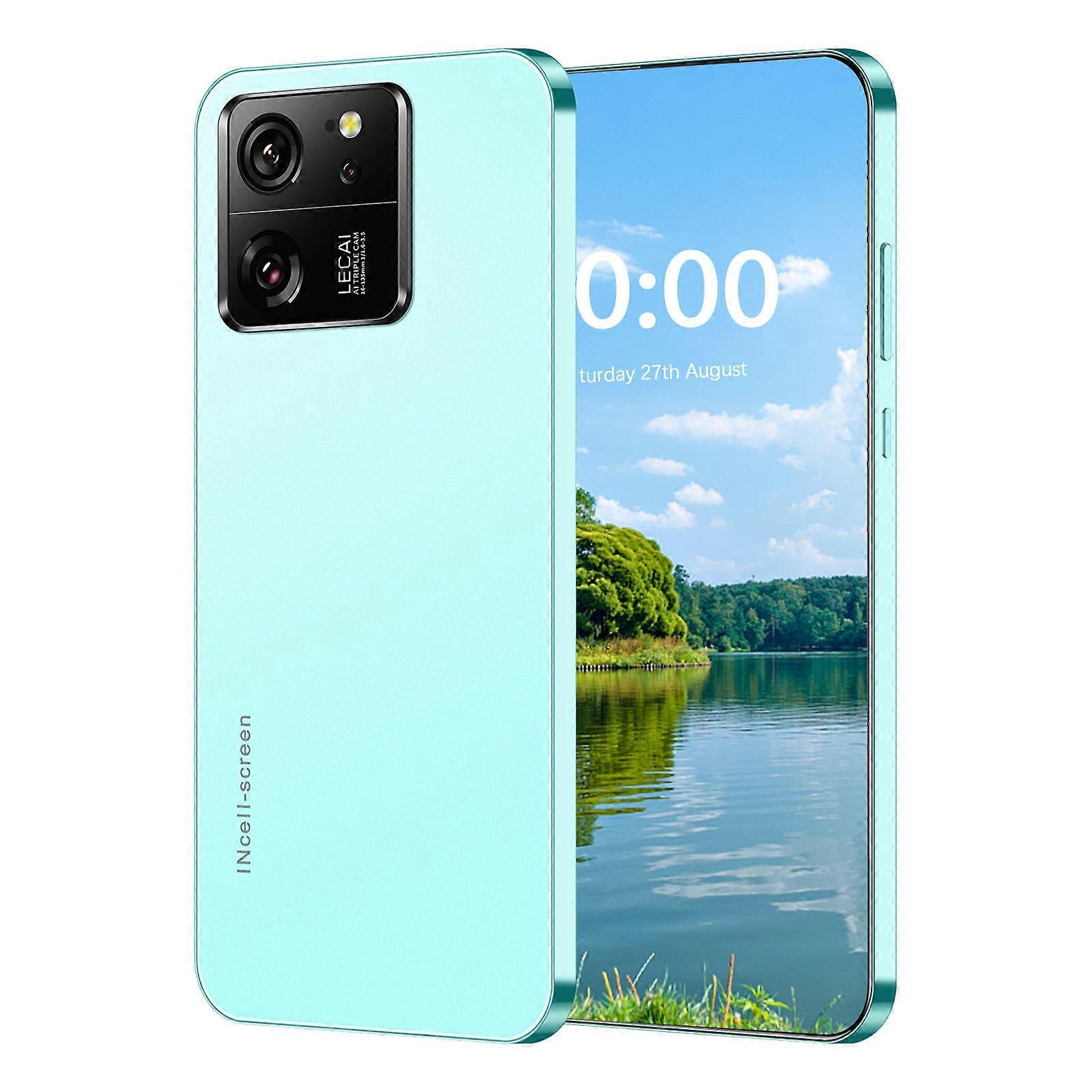 Kakanwo Android Phone Pro 6.5-Inch Hd Screen 2+16Gb Android Smartphone Green