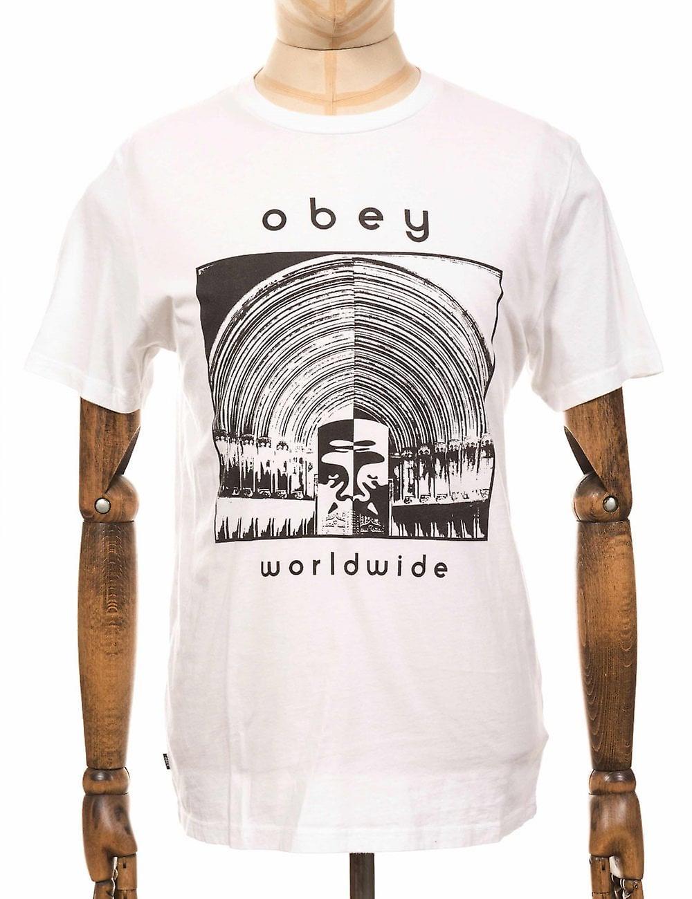 Men's Obey Clothing Cathedral Superior Tee - White Small