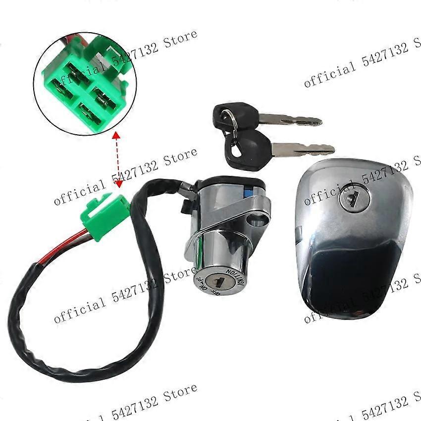 Jelivey Ignition Switch Tank Cap For Suzuki Intruder 400 600 700 750 800 1400 VS400 VS600 VS700 VS750 VS800 VS1400 Boulevard S50 S83