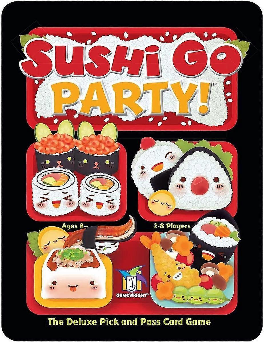 Ersam Gamewright | Sushi Go Party Game | Card Game | Ages 8+ | 2-8 Players | 20 Minutes Playing Time