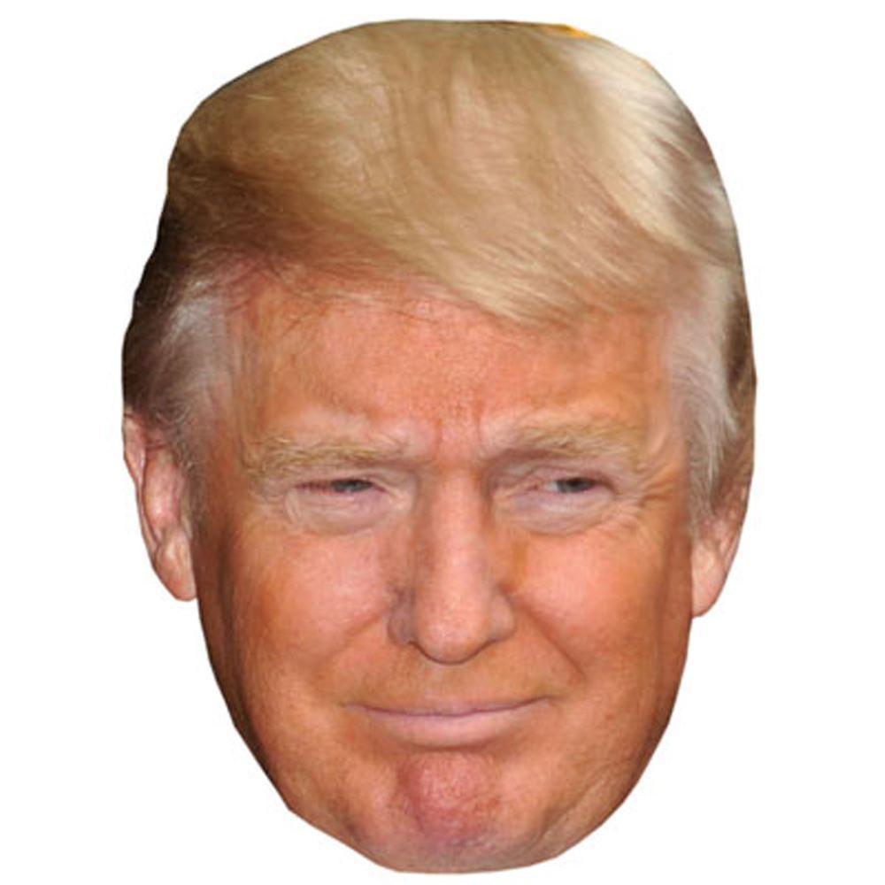 Celebrity Cutouts Donald Trump Celebrity Mask, Flat Card Face