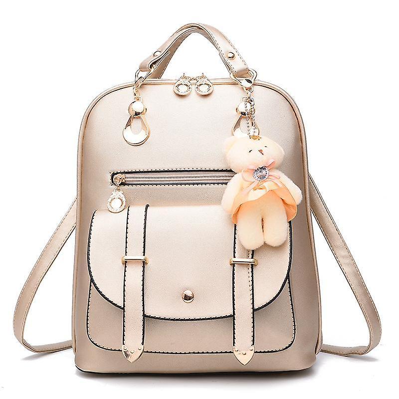 The Brands Market Women's casual fashion backpack Gold