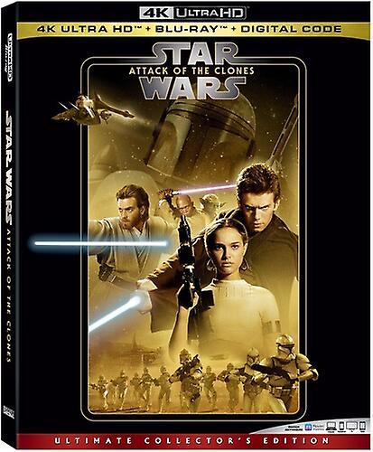 Walt Disney Video Star Wars: Episode II: Attack of the Clones  [ULTRA HD BLU-RAY REGION: A USA] With Blu-Ray, 4K Mastering, Collector's Ed, Digital...