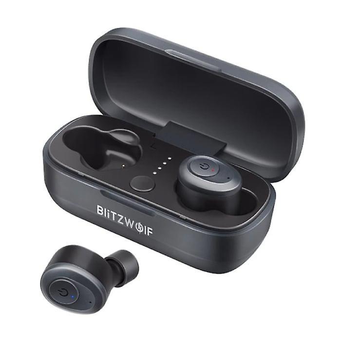 Blitzwolf BW-FYE4 Wireless Earbuds - TWS Earbuds True Touch Control Earbuds Earbuds Bluetooth 5.0 Wireless Buds Earphones Earphones Black