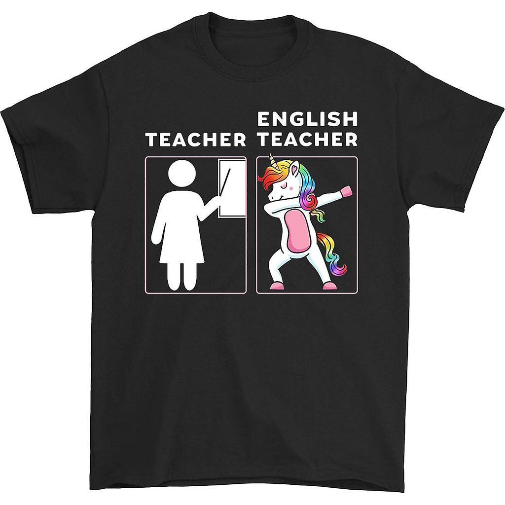 HISHARK Teacher english teacher t-shirt black XL