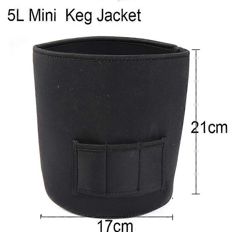 Redkid Neoprene Parka keg jacket for 2L 5Lmini Beer keg,keep beer cooler , home Beer Brewing 5L keg Jacket